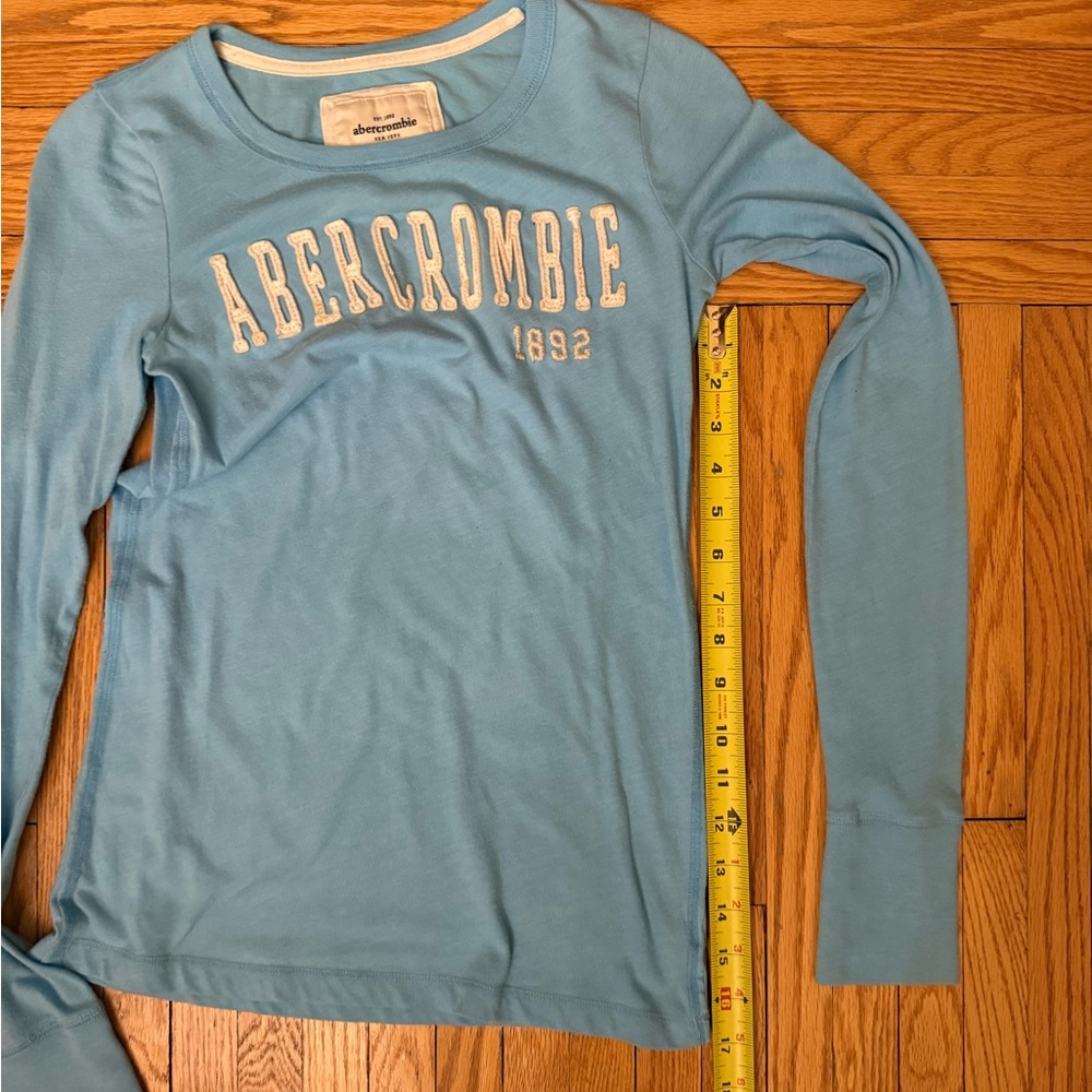 Abercrombie Kids Turquoise Blue Shirt size XLarge - Picture 7 of 8